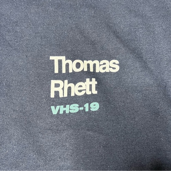 NWOT Thomas Rhett Official VHS-19 Tour Graphic Sweatshirt Navy Unisex 2XL - Picture 6 of 7
